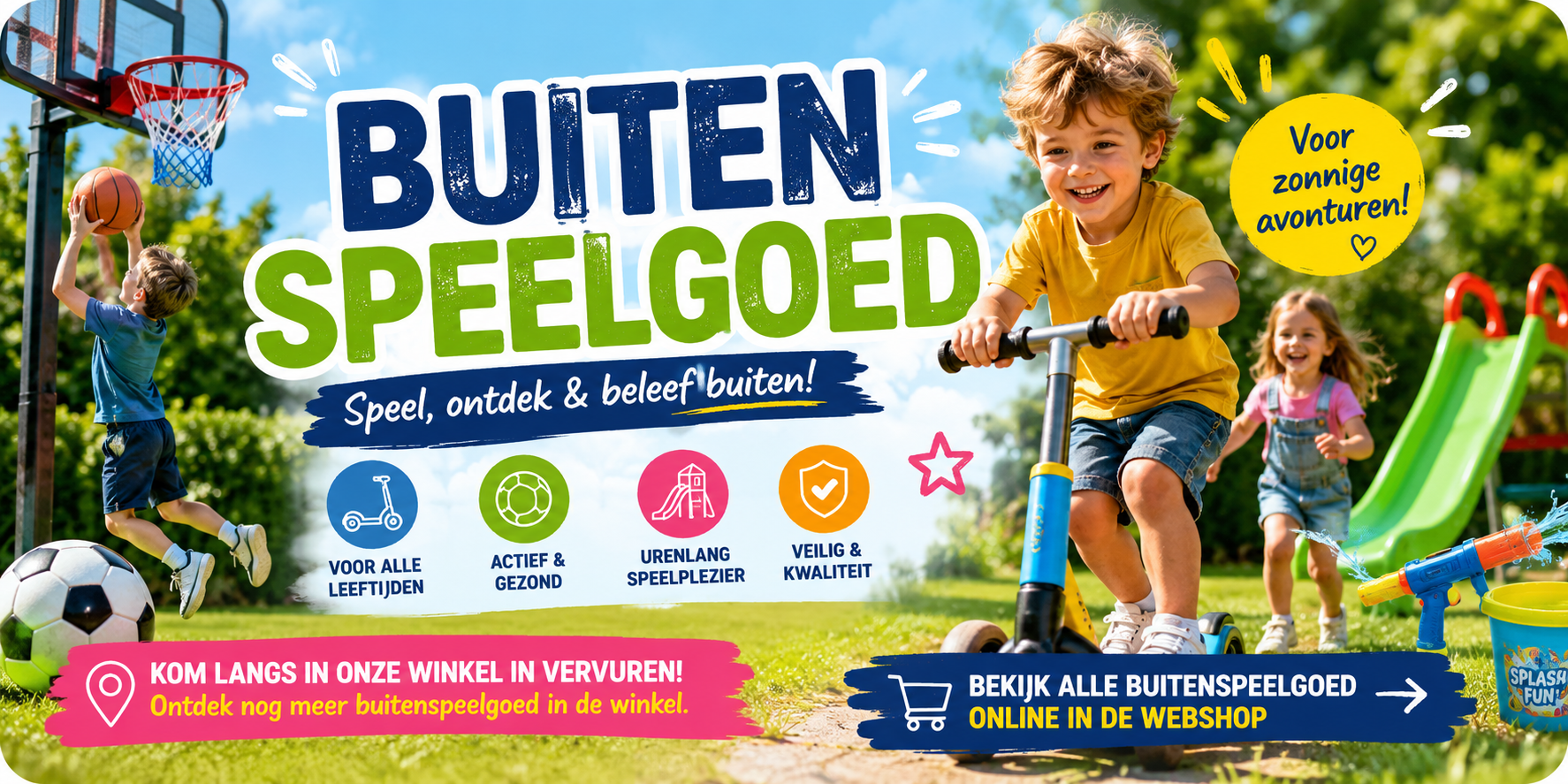 Buitenspeelgoed bij Top1Toys Vervuren